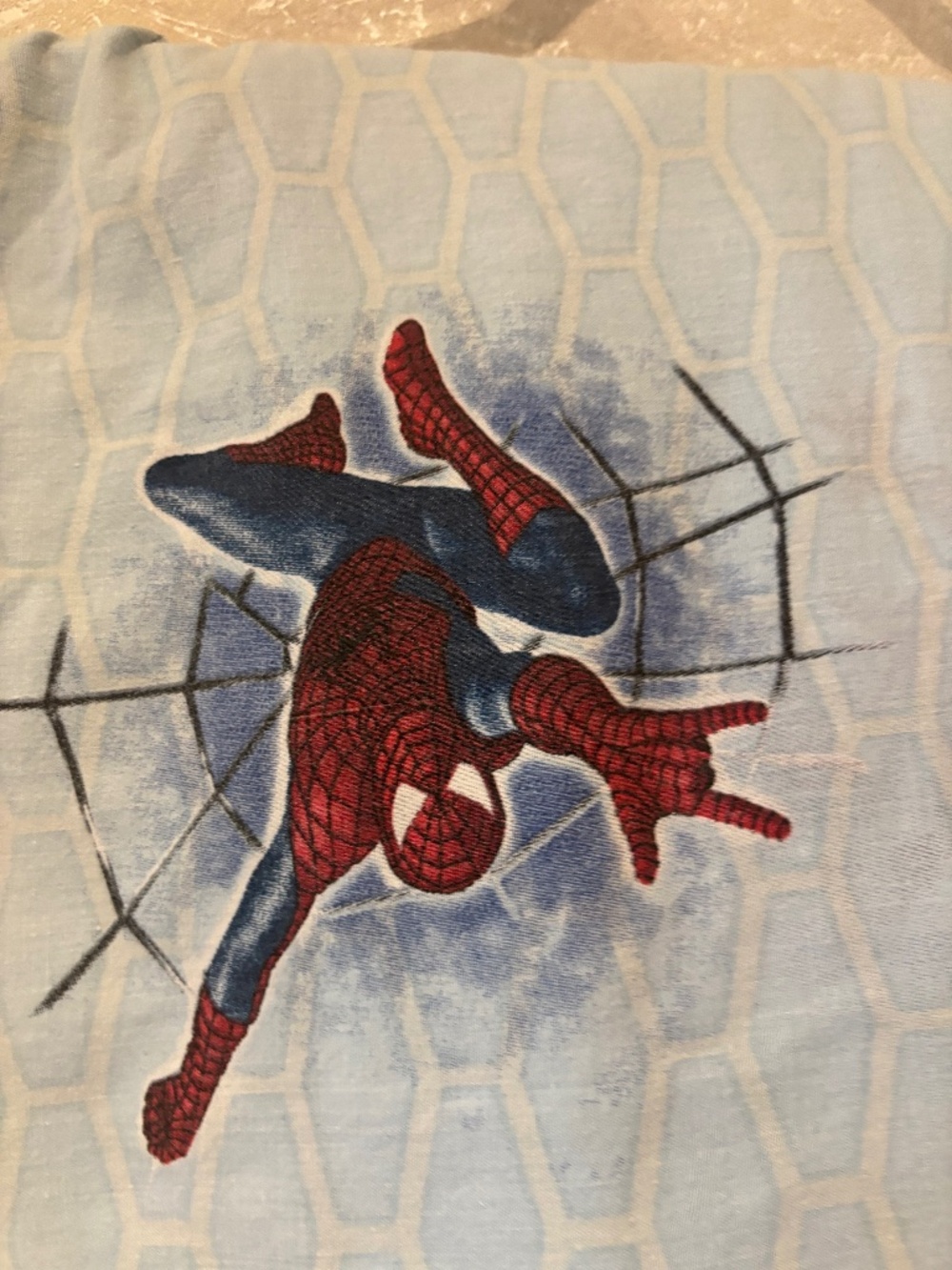 Vintage Marvel Spider-Man Full Flat Sheet